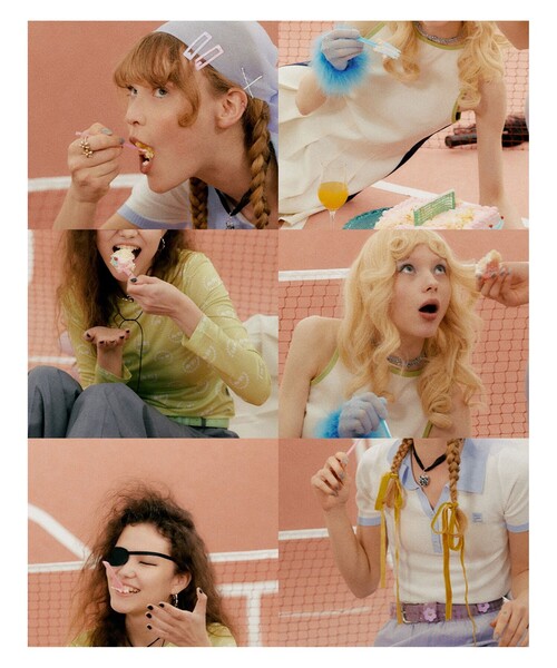 Ray BEAMS(レイビームス)の「FILA × Ray BEAMS / 別注 40-LOVE ポロシャツ(ポロシャツ・レディース・ホワイト・MEDIUM/SMALL)」の16枚目の写真