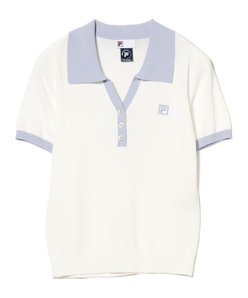 Ray BEAMS(レイビームス)の「FILA × Ray BEAMS / 別注 40-LOVE ポロシャツ(ポロシャツ・レディース・ホワイト・MEDIUM/SMALL)」の17枚目の写真