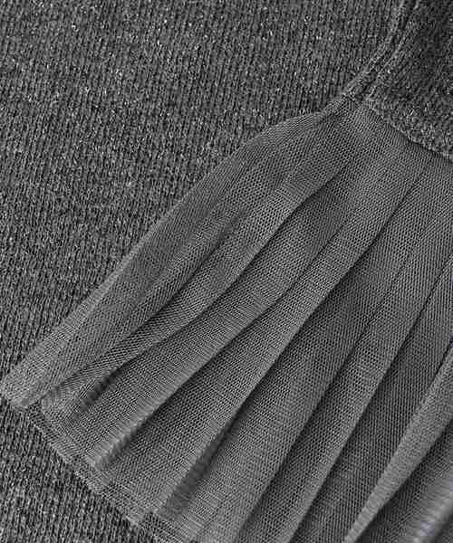le.coeur blanc(ルクールブラン)の「プリーツカフスクルーネックプルオーバー(Tシャツ/カットソー・レディース・アイボリー/グレー・38)」の19枚目の写真