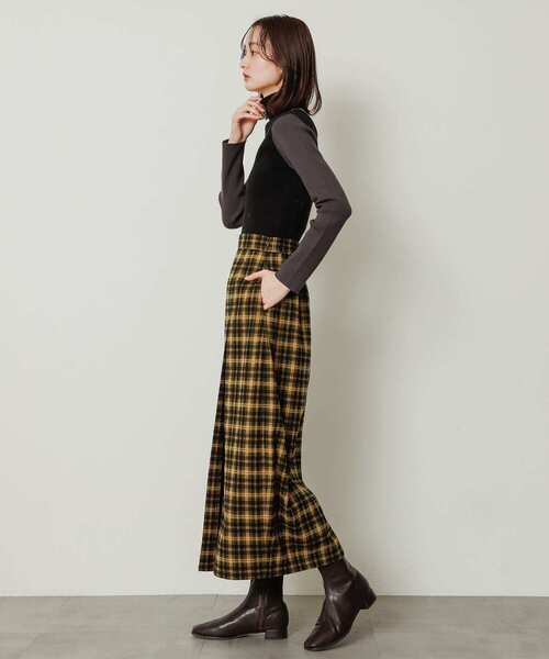 SENSE OF PLACE by URBAN RESEARCH（センスオブプレイスバイアーバンリサーチ）の「チェックナロースカート（スカート・レディース・グリーン系その他/イエロー系その他/ブルー系その他・ONE）」の8枚目の写真