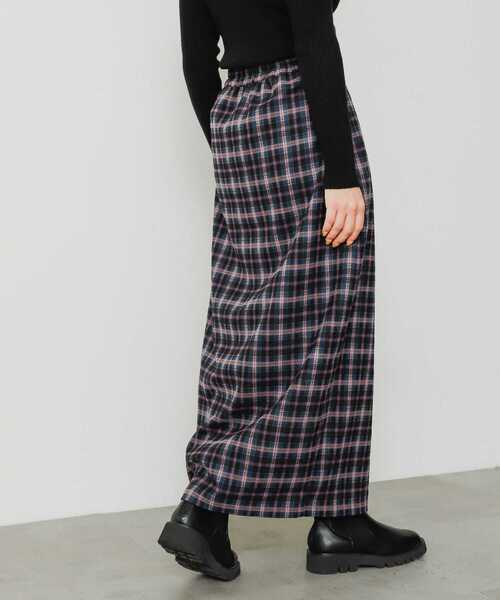 SENSE OF PLACE by URBAN RESEARCH（センスオブプレイスバイアーバンリサーチ）の「チェックナロースカート（スカート・レディース・グリーン系その他/イエロー系その他/ブルー系その他・ONE）」の18枚目の写真