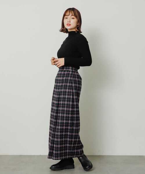 SENSE OF PLACE by URBAN RESEARCH（センスオブプレイスバイアーバンリサーチ）の「チェックナロースカート（スカート・レディース・グリーン系その他/イエロー系その他/ブルー系その他・ONE）」の19枚目の写真