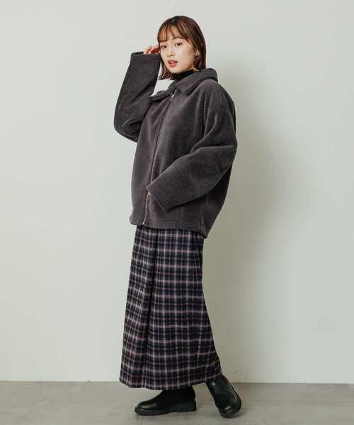 SENSE OF PLACE by URBAN RESEARCH（センスオブプレイスバイアーバンリサーチ）の「チェックナロースカート（スカート・レディース・グリーン系その他/イエロー系その他/ブルー系その他・ONE）」の21枚目の写真