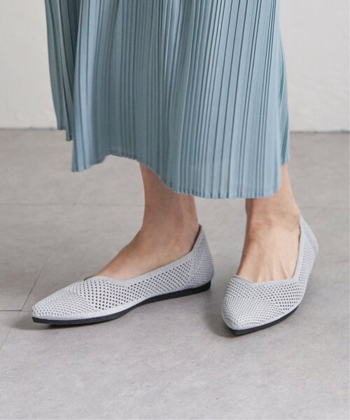 ikka(イッカ)の「【洗える】ニットパンプスメッシュ(パンプス・レディース・ブラック/ライトグレー/シルバー系・L/M)」の12枚目の写真