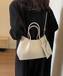 ミニポーチ付き 2WAYバッグ ショルダーバック ハンドバッグ