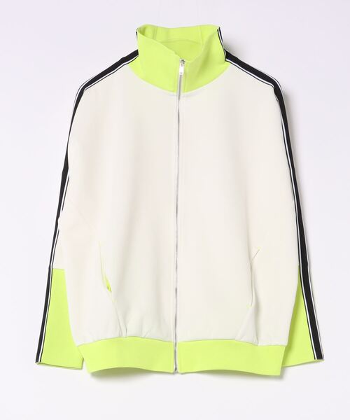 Q(キュー)の「配色トラックジャケット(ジャージ・レディース・ブラック/ホワイト・MEDIUM)」の20枚目の写真