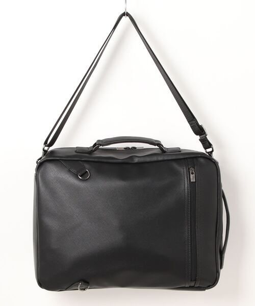 MONSIEUR NICOLE（ムッシュニコル）の「3WAYブリーフバッグ（ビジネスバッグ・メンズ・ネイビー/ブラック・FREE）」の3枚目の写真