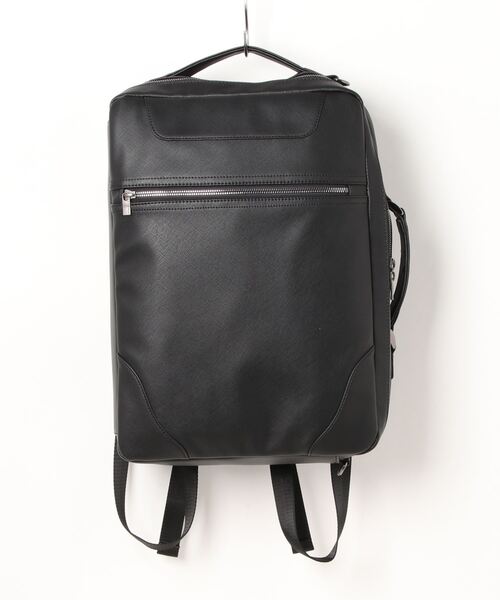 MONSIEUR NICOLE（ムッシュニコル）の「3WAYブリーフバッグ（ビジネスバッグ・メンズ・ネイビー/ブラック・FREE）」の4枚目の写真