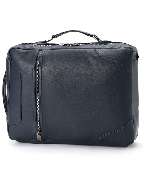 MONSIEUR NICOLE（ムッシュニコル）の「3WAYブリーフバッグ（ビジネスバッグ・メンズ・ネイビー/ブラック・FREE）」の2枚目の写真