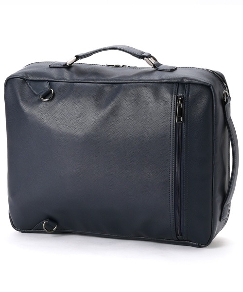 MONSIEUR NICOLE（ムッシュニコル）の「3WAYブリーフバッグ（ビジネスバッグ・メンズ・ネイビー/ブラック・FREE）」の7枚目の写真