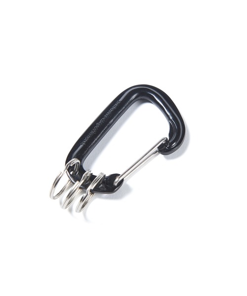uniform experiment（ユニフォームエクスペリメント）の「ALUMINIUM CARABINER（キーケース/キーアクセサリー・メンズ・シルバー/カーキ/ブラック・FREE）」の2枚目の写真