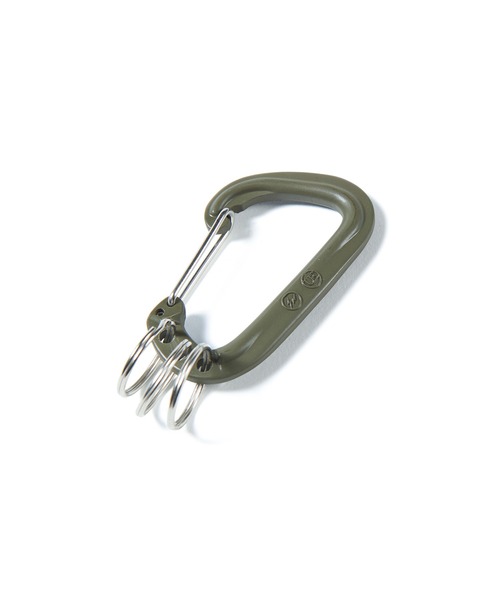 uniform experiment（ユニフォームエクスペリメント）の「ALUMINIUM CARABINER（キーケース/キーアクセサリー・メンズ・シルバー/カーキ/ブラック・FREE）」の6枚目の写真