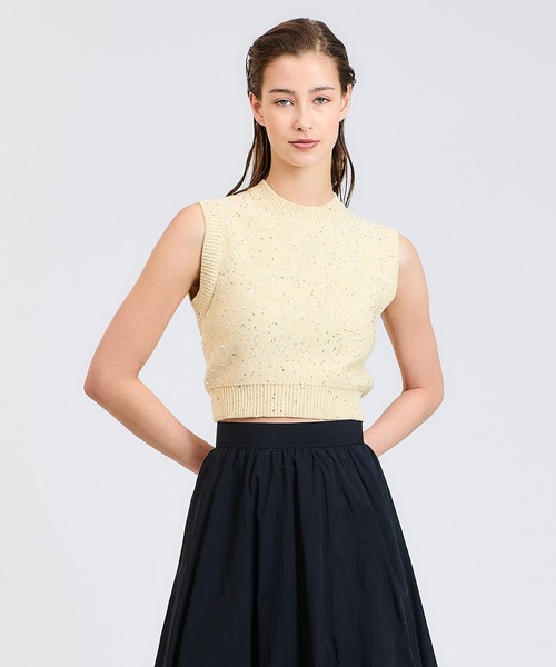 Mame Kurogouchi カーテンモチーフニットベスト ESTNATION（エストネーション）の「MAME KUROGOUCHI / カーテン