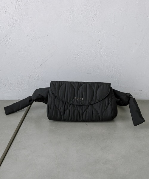 loti（ロティ）の「loti キルティング2WAYショルダー（ショルダーバッグ・レディース・ブラック/オフホワイト・ONE SIZE）」の14枚目の写真