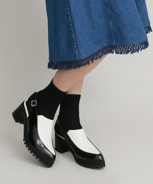 RODE SKO（ロデスコ）の「RODE SKO IDEA ヒールスリッポン（スリッポン・レディース・ブラック/ホワイト・38/36/37）」の13枚目の写真