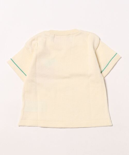 BOBO CHOSES(ボボショーズ)の「Baby Tomato knitted T-shirt(Tシャツ/カットソー・キッズ・オフホワイト・24MONTH/18MONTH/12MONTH/6MONTH/9MONTH)」の6枚目の写真