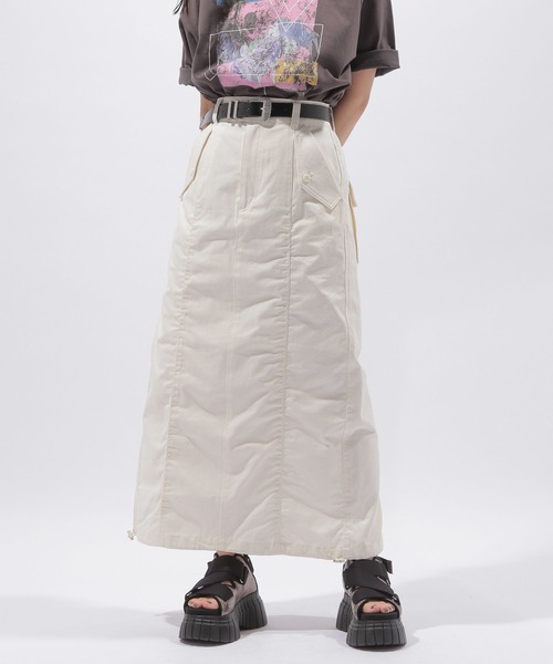 PAGEBOY(ページボーイ)の「パラシュートスカート(スカート・レディース・アイボリー/ブラック/カーキ・FREE)」の5枚目の写真