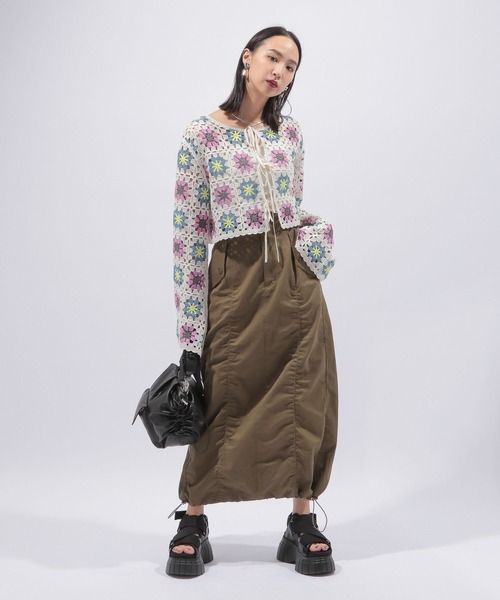 PAGEBOY(ページボーイ)の「パラシュートスカート(スカート・レディース・アイボリー/ブラック/カーキ・FREE)」の18枚目の写真