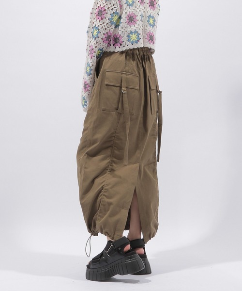 PAGEBOY(ページボーイ)の「パラシュートスカート(スカート・レディース・アイボリー/ブラック/カーキ・FREE)」の17枚目の写真