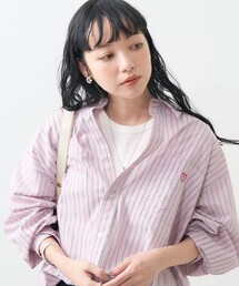 FREAK'S STORE | ハート刺しゅう ストライプシャツ(シャツ/ブラウス)