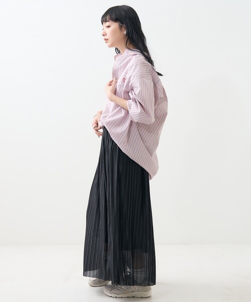 FREAK'S STORE（フリークスストア）の「ハート刺しゅう ストライプ