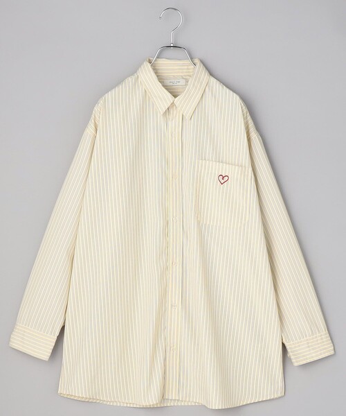 FREAK'S STORE（フリークスストア）の「ハート刺しゅう ストライプ