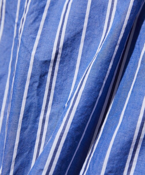 NAUTICA(ノーティカ)の「NAUTICA/ノーティカ Faded L/S Shirt (Broadcloth Stripes)/ブリーチ ブロードストライプシャツ ロングスリーブ(シャツ/ブラウス・メンズ・ネイビー/ブルー・MEDIUM/LARGE/X-LARGE)」の8枚目の写真