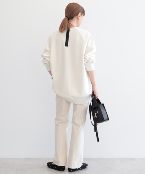 AMERICAN HOLIC(アメリカンホリック)の「バックZIPロゴ刺繍ポンチチュニック(チュニック・レディース・その他7/オフホワイト・L/M)」の5枚目の写真