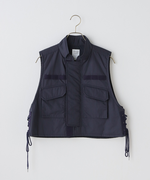 【美品】RhodolirioN/ロドリリオン/ショートダウンベスト/パープル 美品】RhodolirioN/ロドリリオン/ショートダウンベスト/パープル