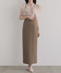 セール】【WEB限定】ダンボールニットスカート ( 38cm丈 ) レディース