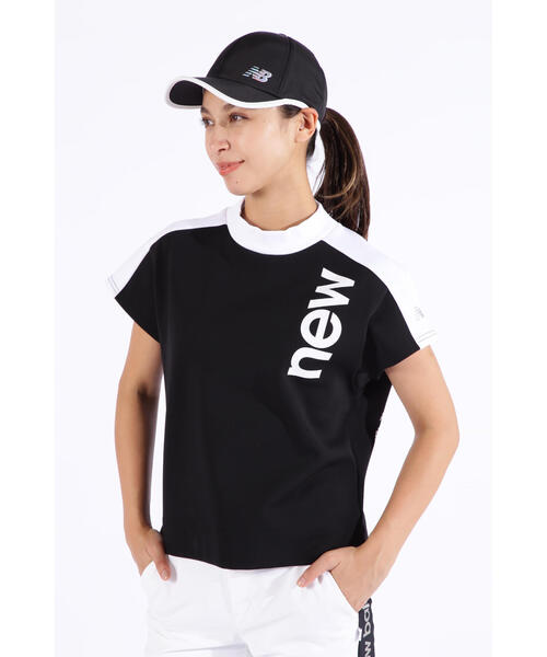 New Balance Golf(ニューバランスゴルフ)の「【new balance golf】裏メッシュ スウェット オフモックネック プルオーバー (WOMENS SPORT)(Tシャツ/カットソー・レディース・グリーン系その他/ホワイト/ブラック系その他/ブラック・MEDIUM/LARGE/SMALL)」の5枚目の写真