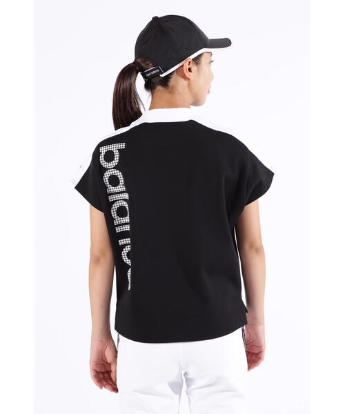 New Balance Golf(ニューバランスゴルフ)の「【new balance golf】裏メッシュ スウェット オフモックネック プルオーバー (WOMENS SPORT)(Tシャツ/カットソー・レディース・グリーン系その他/ホワイト/ブラック系その他/ブラック・MEDIUM/LARGE/SMALL)」の9枚目の写真