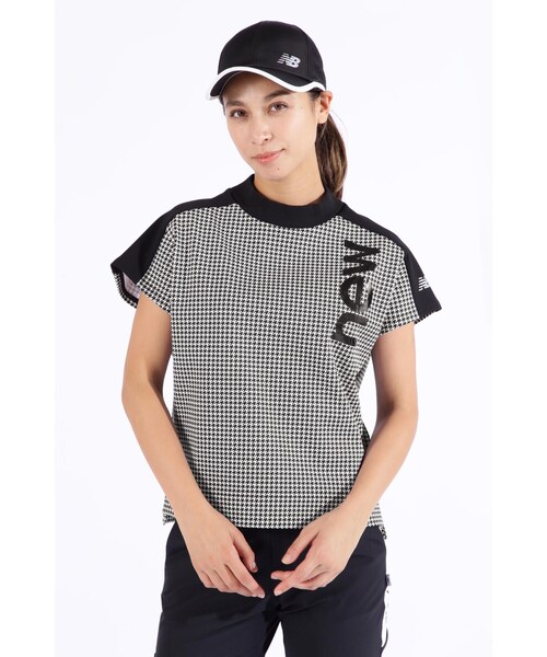 New Balance Golf(ニューバランスゴルフ)の「【new balance golf】裏メッシュ スウェット オフモックネック プルオーバー (WOMENS SPORT)(Tシャツ/カットソー・レディース・グリーン系その他/ホワイト/ブラック系その他/ブラック・MEDIUM/LARGE/SMALL)」の3枚目の写真