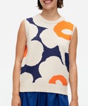 マリメッコ marimekkoウニッコ ニットベスト新品未使用 タグ付き 2023SS】marimekko マリメッコ/ Retro Unikko ニットベスト (marimekko