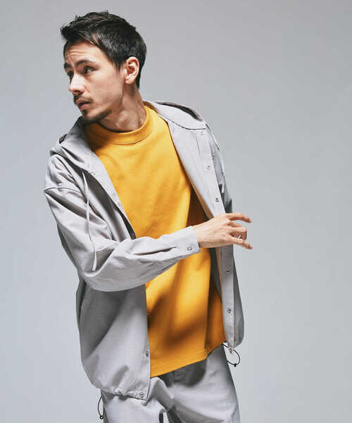 URBAN RESEARCH DOORS（アーバンリサーチドアーズ）の「『UR TECH DRYLUXE』『イージーケア』『速乾』スナップパーカー（パーカー・メンズ・ネイビー/ライトグレー・LARGE/MEDIUM）」の5枚目の写真