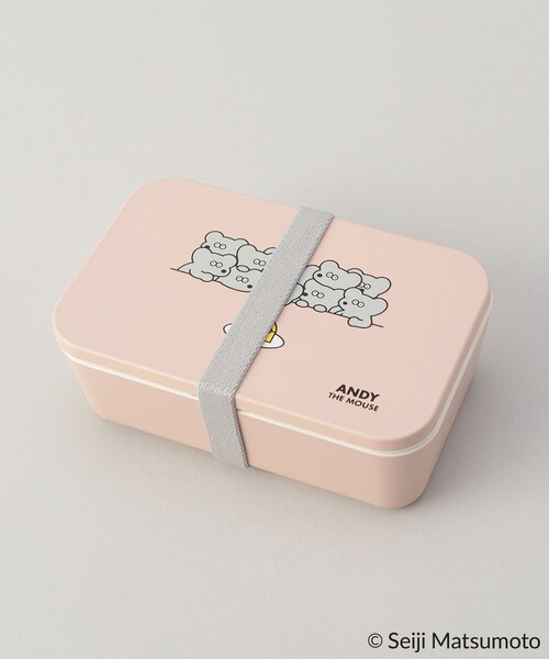 212 KITCHEN STORE(トゥワントゥキッチンストア)の「スクエアランチボックス 600ml PK <ANDY THE MOUSE>(お弁当箱・レディース・その他・00)」の5枚目の写真