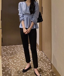 Twinkle;pm | カシュクールペプラムブラウス(シャツ/ブラウス)