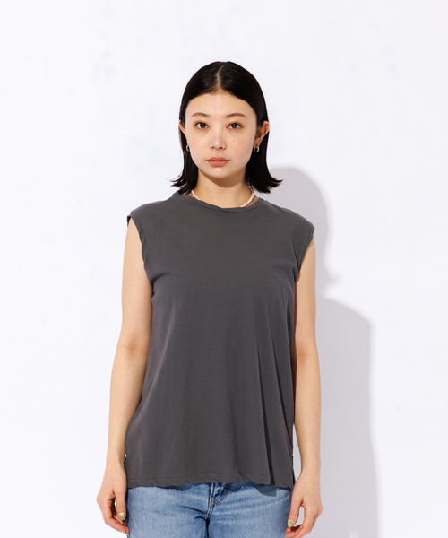 Rouge vif la cle（ルージュヴィフラクレ）の「【GREY CHORD /グレーコード】ノースリーブトップス / SOFIE（Tシャツ/カットソー・レディース・ホワイト/グレー・フリー）」の11枚目の写真