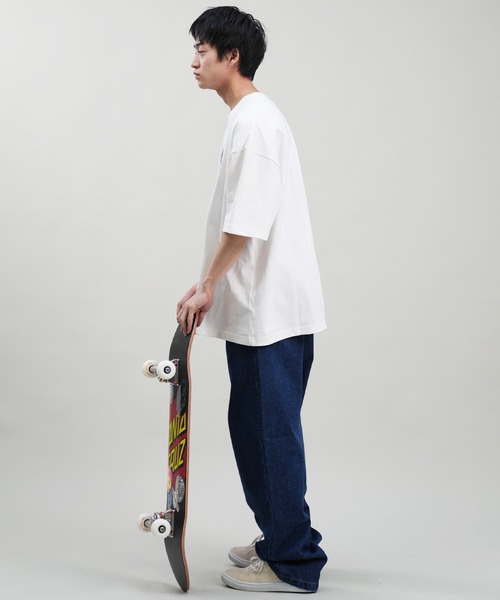 SANTA CRUZ(サンタクルーズ)の「【ムラサキスポーツ限定】SANTACRUZ/サンタクルーズ 半袖Tシャツ ワンポイント ボックスシルエット 502242403(Tシャツ/カットソー・メンズ・ホワイト×ブルー/ブラック×ブルー/ホワイト×グレー/ブラック×グレー・M/L/XL)」の18枚目の写真