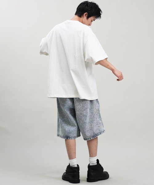 SANTA CRUZ(サンタクルーズ)の「【ムラサキスポーツ限定】SANTACRUZ/サンタクルーズ 半袖Tシャツ ワンポイント ボックスシルエット 502242403(Tシャツ/カットソー・メンズ・ホワイト×ブルー/ブラック×ブルー/ホワイト×グレー/ブラック×グレー・M/L/XL)」の10枚目の写真