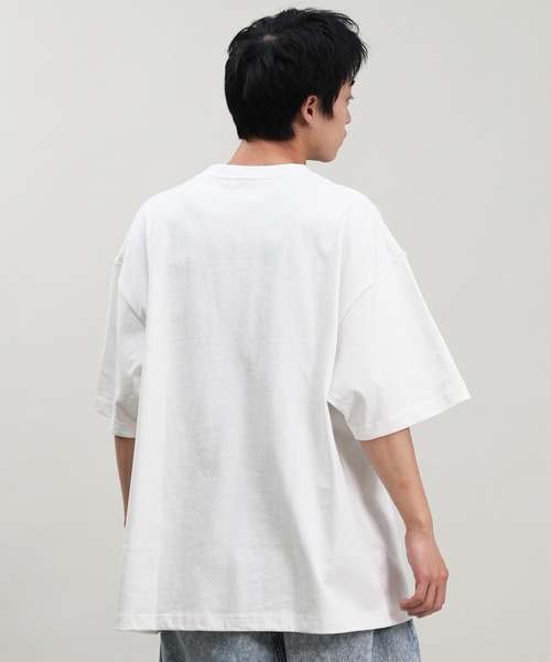 SANTA CRUZ(サンタクルーズ)の「【ムラサキスポーツ限定】SANTACRUZ/サンタクルーズ 半袖Tシャツ ワンポイント ボックスシルエット 502242403(Tシャツ/カットソー・メンズ・ホワイト×ブルー/ブラック×ブルー/ホワイト×グレー/ブラック×グレー・M/L/XL)」の7枚目の写真