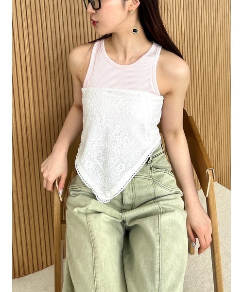 新品❗️即日発送❗️2wayレースクロスビスチェLilyBrownリリーブラウン LILY BROWN（リリーブラウン）の「2wayレースクロスビスチェ