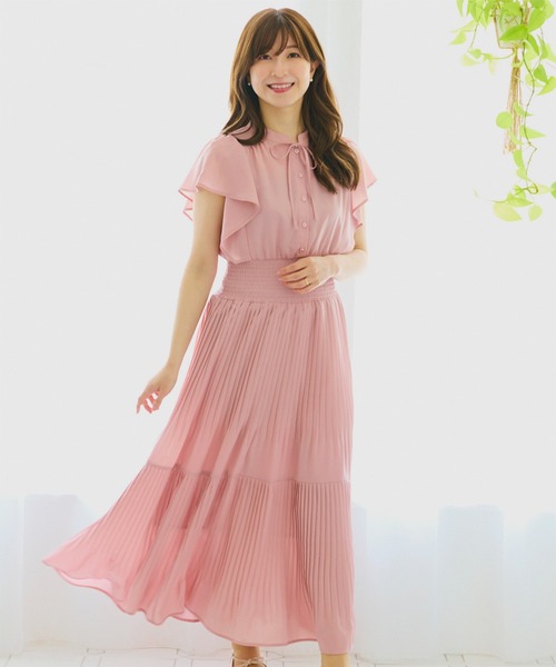 新色・追加決定】ウエストシャーリングデシン ワンピース（ワンピース