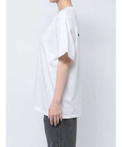 ハローキティコラボ（ハローキティコラボ）の「【ハローキティコラボ】ボックスTシャツ（Tシャツ/カットソー・レディース・ホワイト/ブラック・FREE）」の18枚目の写真