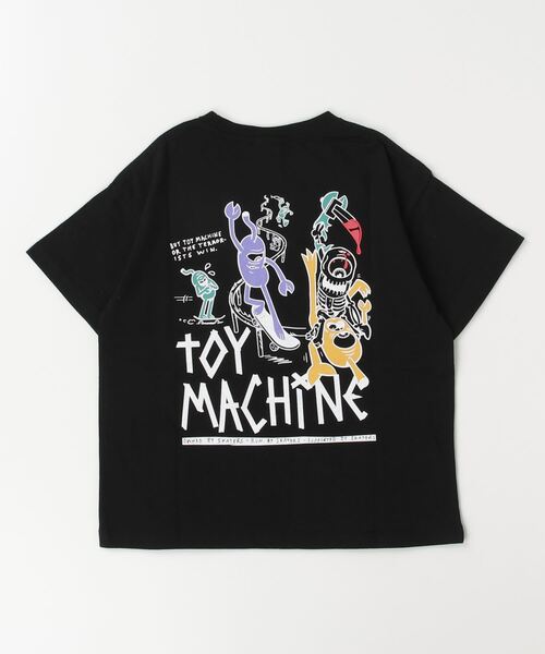 TOY　MACHINE（トイ　マシーン）の「TOY MACHINE/トイマシーン キッズ Tシャツ DESI MTMFDSW6 T 24P971-42（Tシャツ/カットソー・キッズ・ホワイト/イエロー/ブラック・160cm/130cm/140cm/150cm）」の4枚目の写真