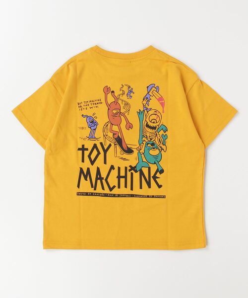 TOY　MACHINE（トイ　マシーン）の「TOY MACHINE/トイマシーン キッズ Tシャツ DESI MTMFDSW6 T 24P971-42（Tシャツ/カットソー・キッズ・ホワイト/イエロー/ブラック・160cm/130cm/140cm/150cm）」の5枚目の写真