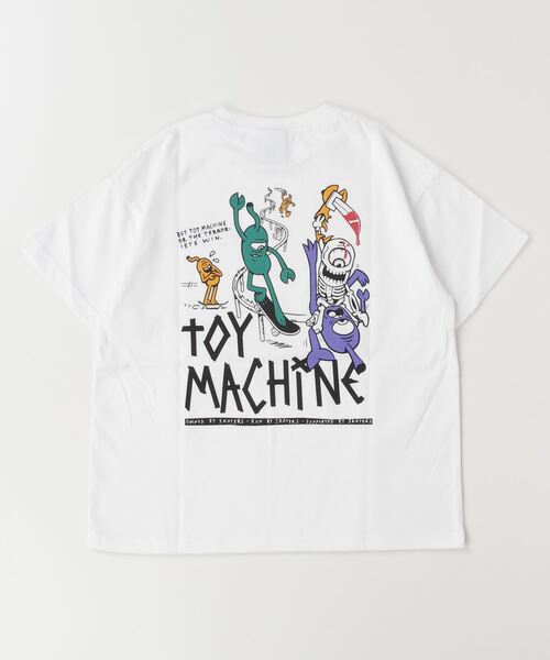 TOY　MACHINE（トイ　マシーン）の「TOY MACHINE/トイマシーン キッズ Tシャツ DESI MTMFDSW6 T 24P971-42（Tシャツ/カットソー・キッズ・ホワイト/イエロー/ブラック・160cm/130cm/140cm/150cm）」の6枚目の写真
