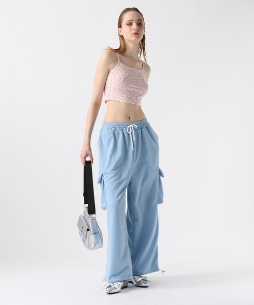 FOREVER 21（フォーエバー トゥエンティーワン）の「【2024SS】カーゴスウェットパンツ（スウェットパンツ・レディース・ピンク/ブラック/グレー/ブルー・FREE）」の17枚目の写真