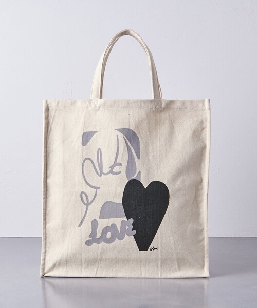 HANDTEX（ハンドテックス）の「【別注】＜HANDTEX＞LOVE トートバッグ 