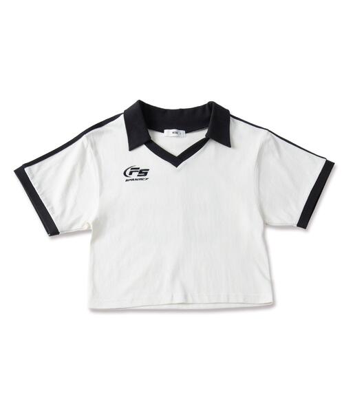 WEGO（ウィゴー）の「WEGO/サッカーデザインチビT（Tシャツ/カットソー・レディース・ホワイト/グリーン/ブラック・FREE）」の21枚目の写真